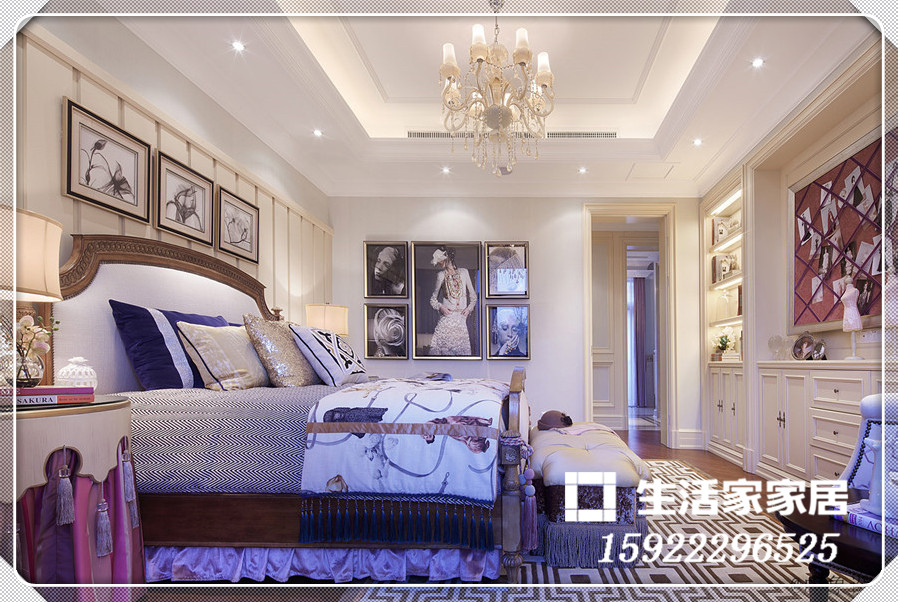 欧美风格 生活家家居 80后 白领 卧室图片来自天津生活家健康整体家装在诺德中心-欧美风格的分享