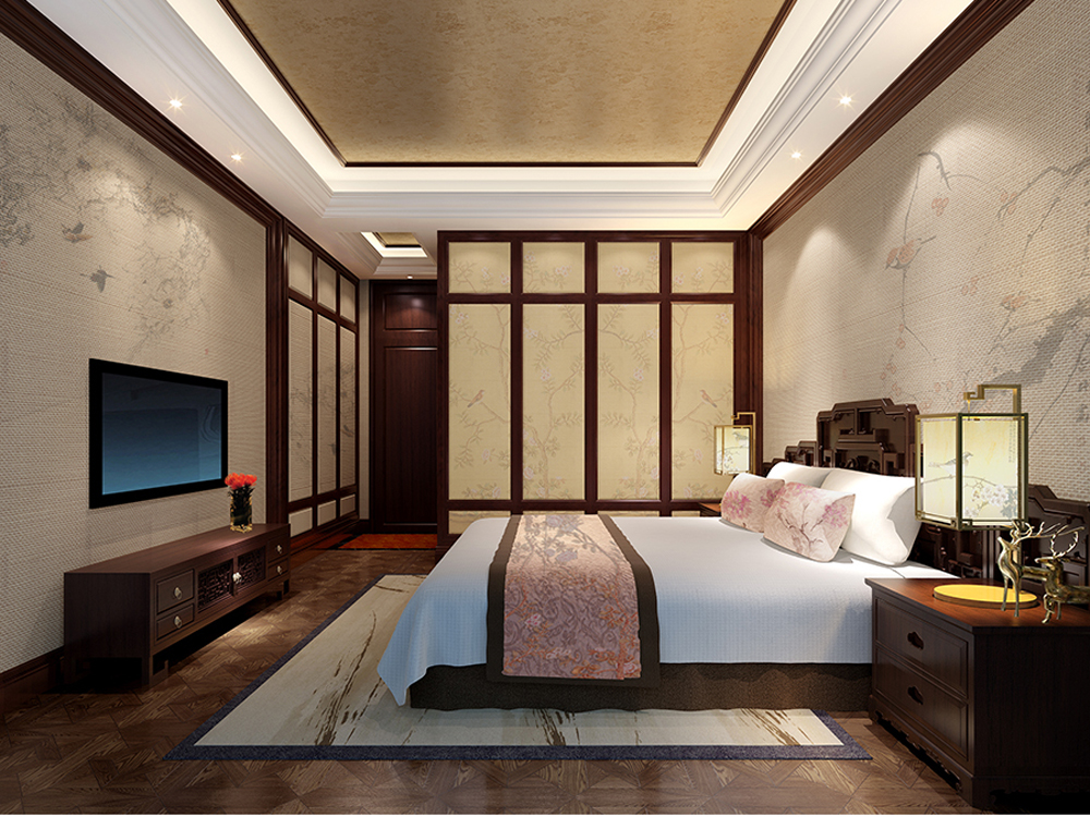 三居 收纳 80后 中式 卧室图片来自tjsczs88在最美中国风的分享