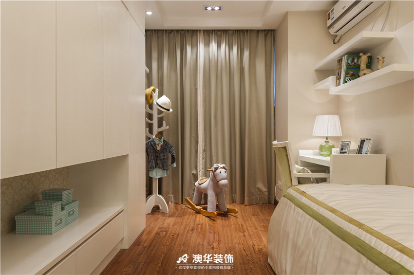 儿童房图片来自澳华装饰有限公司在海赋江城·现代中式，东方雅韵的分享