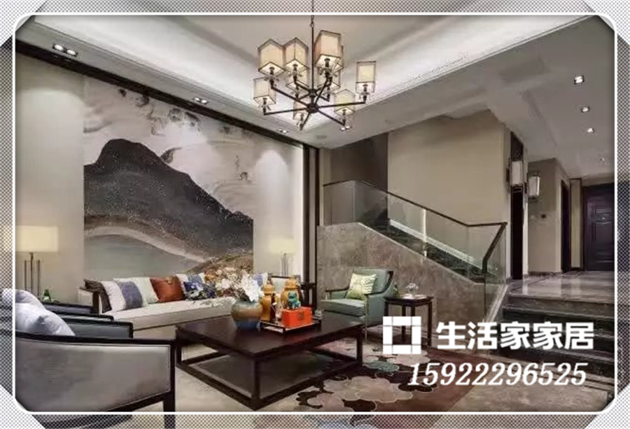 中式风格 生活家家居 别墅 小资 客厅图片来自天津生活家健康整体家装在东丽湖别墅-中式风格的分享