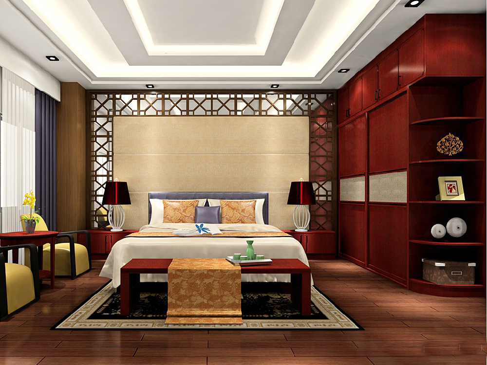 三居 中式 卧室图片来自tjsczs88在温馨静雅新中式的分享