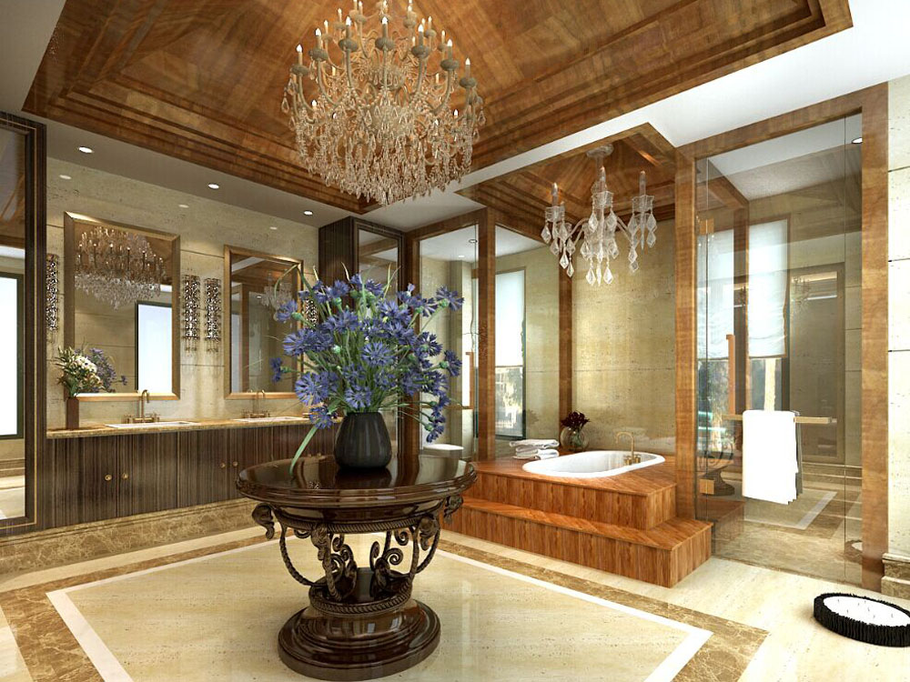 别墅 白领 收纳 中式 时尚 卫生间图片来自tjsczs88在素雅新中式的分享