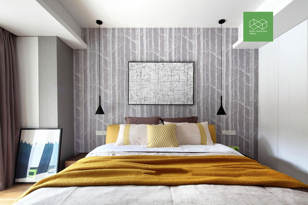 卧室图片来自翼森设计在现代工业的分享