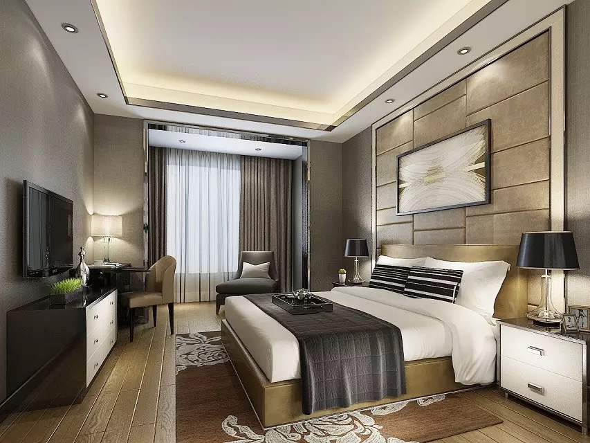 三居 盛世豪庭 欧式风格 卧室图片来自百家设计小刘在盛世豪庭148平欧式风格装修案例的分享