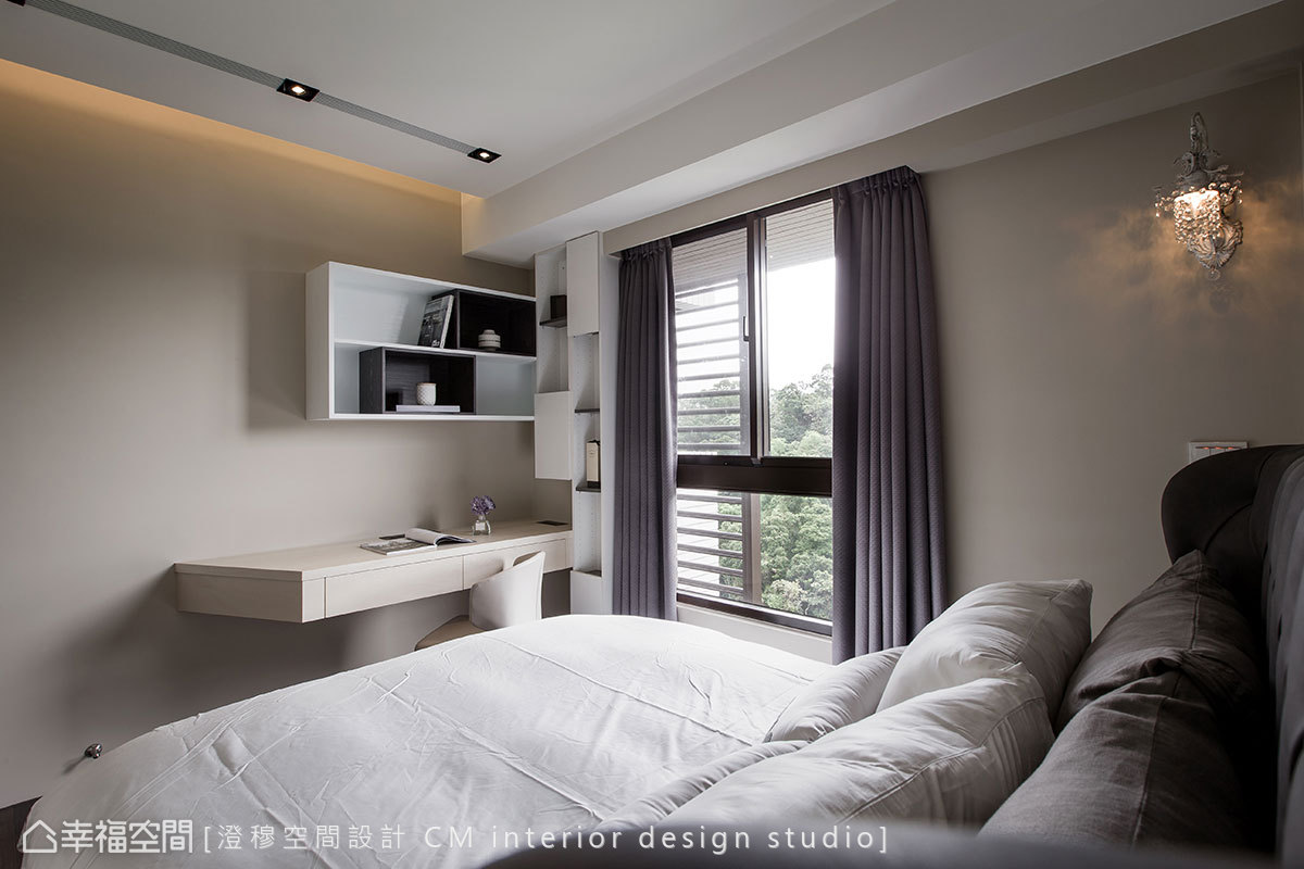一居 现代 收纳 简约 卧室图片来自幸福空间在线条设计力 小宅空间感再放大的分享