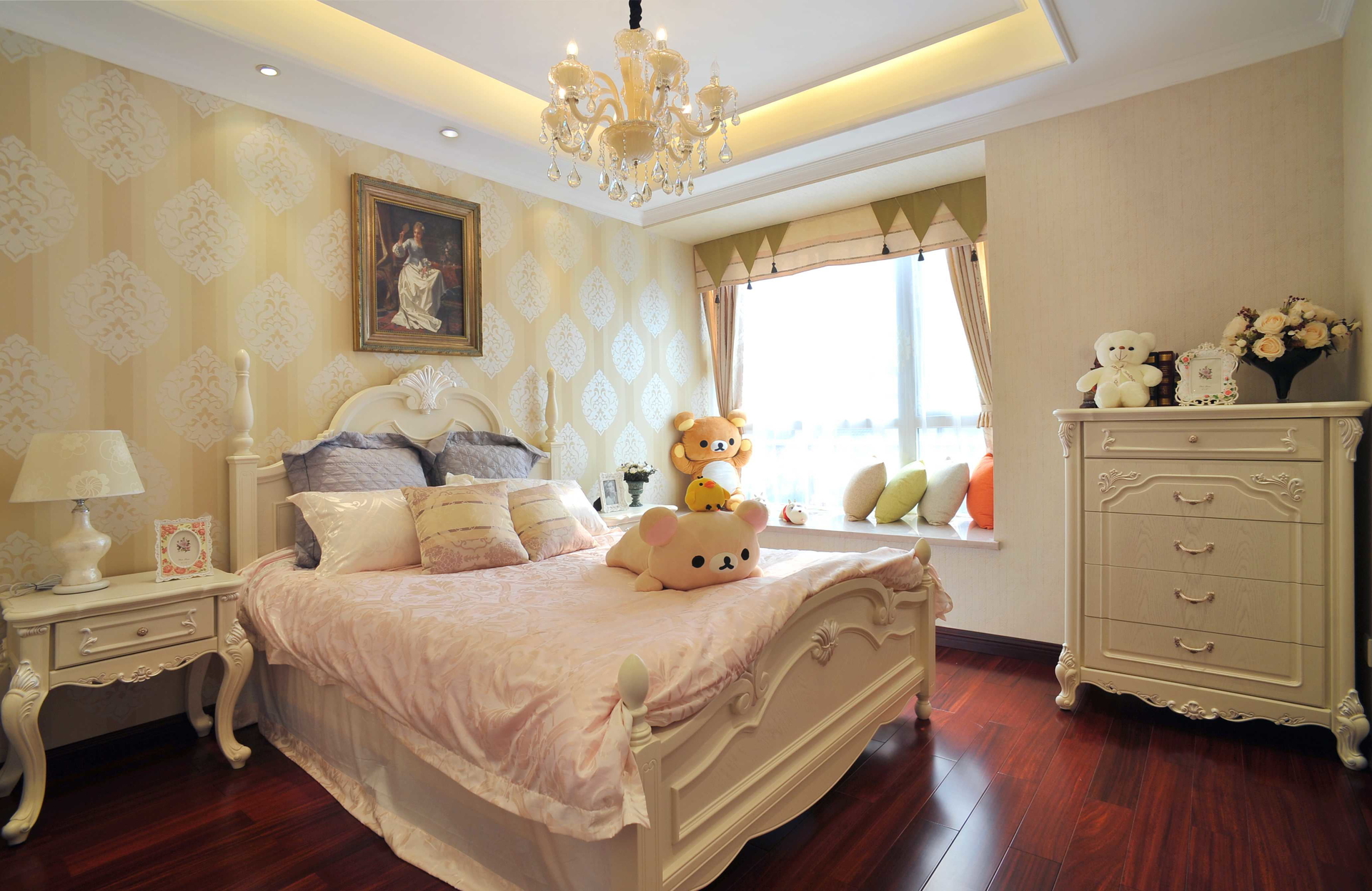 欧式 旧房改造 复式 LOFT 装修风格 儿童房图片来自北京生活家装饰公司在160平 复式欧式风格装修的分享