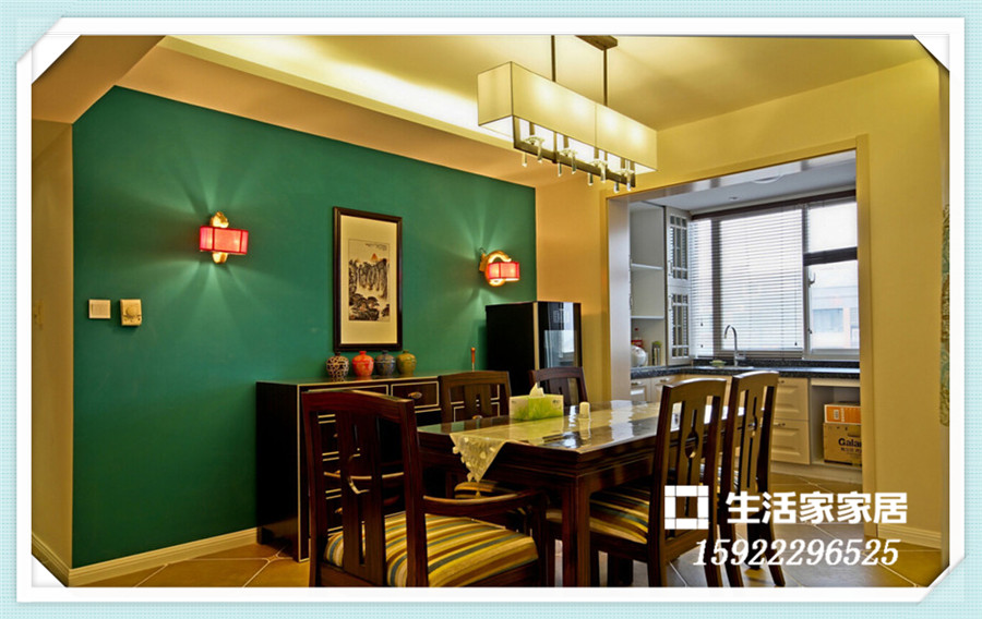 混搭 三居 收纳 生活家家居 餐厅图片来自天津生活家健康整体家装在半湾半岛-混搭风格效果的分享