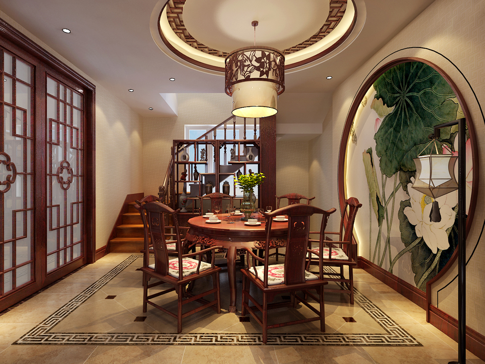 别墅 白领 收纳 小资 中式 餐厅图片来自tjsczs88在中室的分享