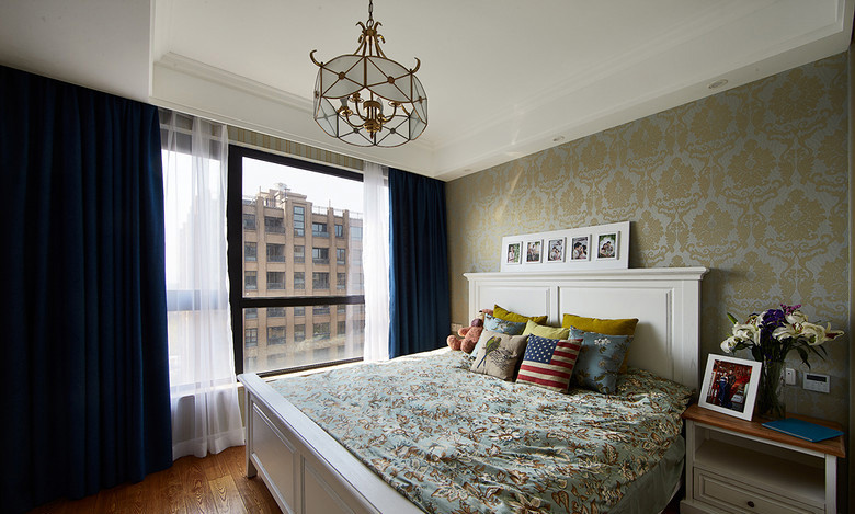 卧室图片来自重庆装修优家馆装饰官网在美式风格的实景案例的分享