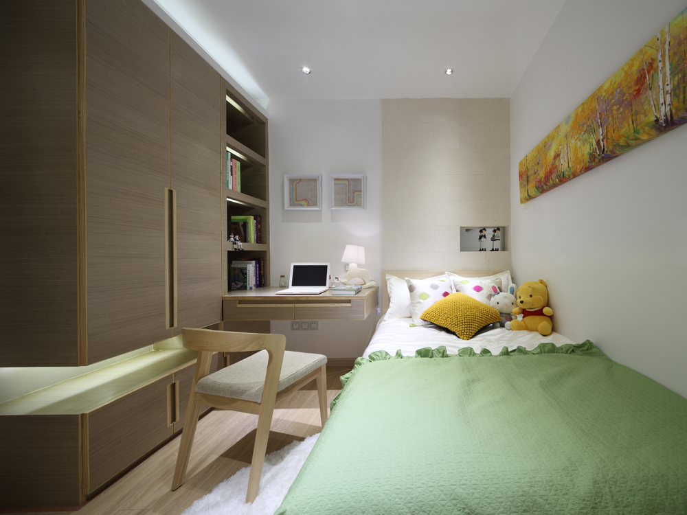 三居 白领 收纳 旧房改造 简约 卧室图片来自tjsczs88在年华的分享