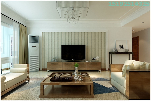 三居 鲁润静园 实创 装修 简约 客厅图片来自快乐彩在鲁润静园112平现代简约装修的分享