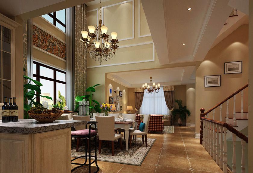 简约 欧式 别墅 白领 餐厅图片来自实创装饰百灵在潮白河孔雀城350平米装修效果图的分享