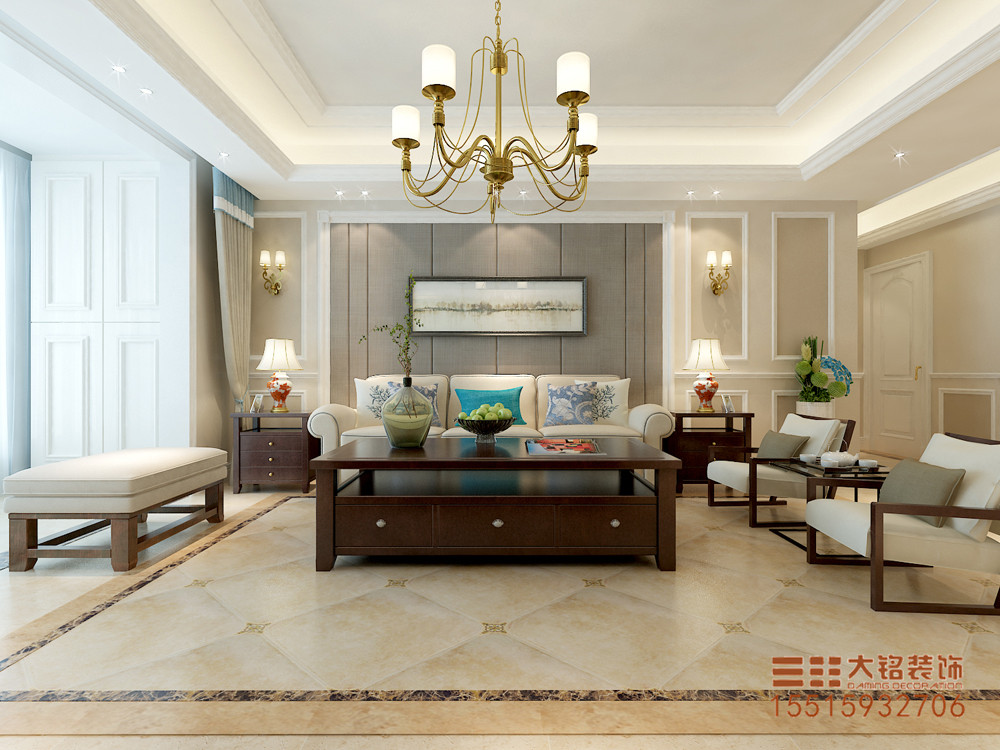 欧式 客厅 卧室图片来自大铭装饰邓赛威在太湖建业国际城装修设计效果图的分享
