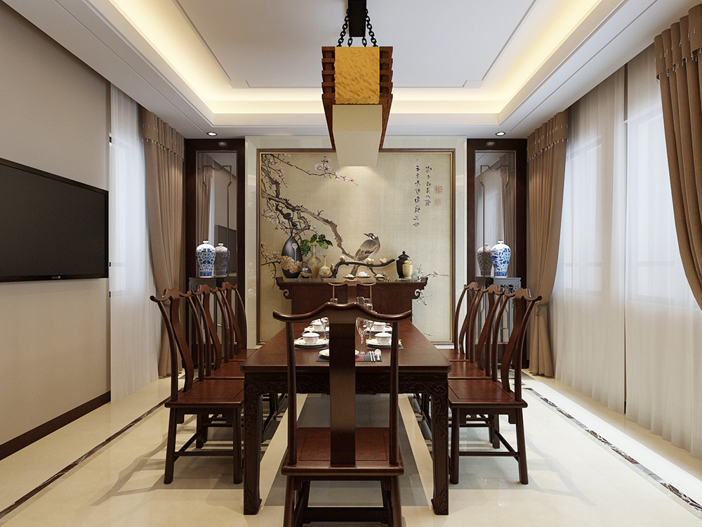 三居 中式 餐厅图片来自tjsczs88在竹外桃花的分享