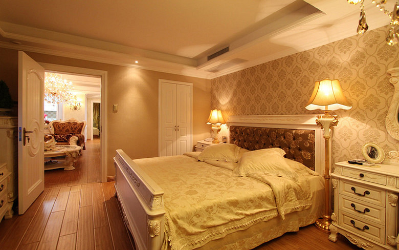 欧式 二居 小资 卧室图片来自武汉全有装饰在广电兰亭荣荟83平欧式风格的分享