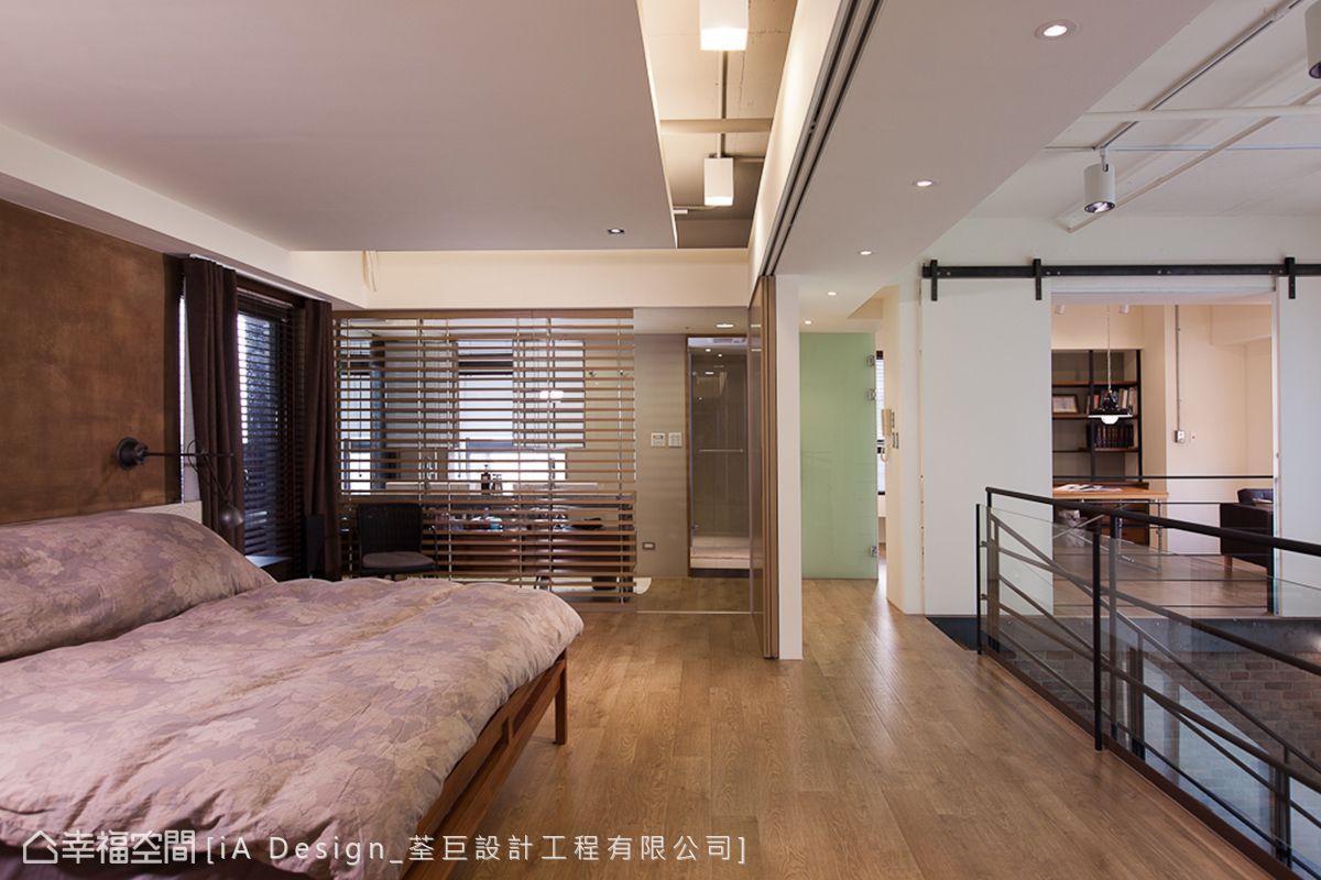 三居 工业 简约 收纳 卧室图片来自幸福空间在Lai Residence的分享