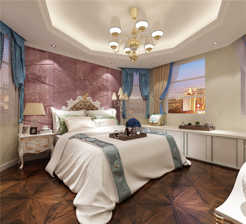龙发装饰 海宁湾 四居 欧式 室内设计 卧室图片来自龙发装饰天津公司在海宁湾15平米欧式风格的分享