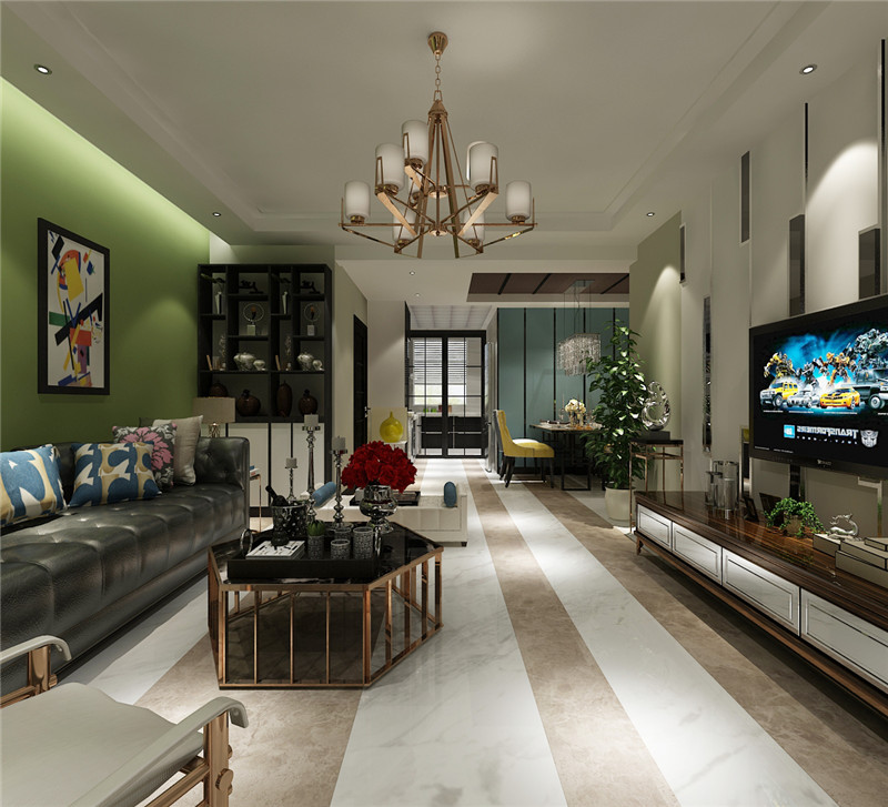 龙发装饰 现代 简约 室内设计 英伦世家 三居 客厅图片来自龙发装饰天津公司在英伦世家10平米后现代风格的分享