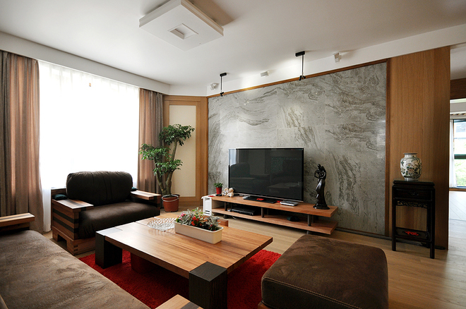 简约 现代 二居 小资 80后 客厅图片来自武汉全有装饰在奥山世纪城94平原木风格的分享