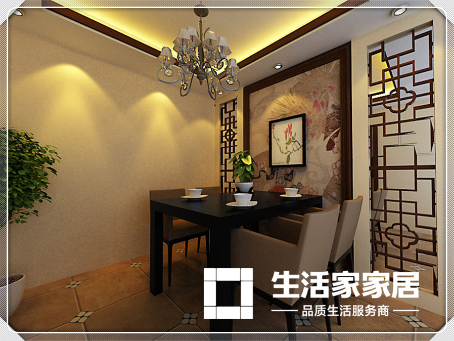 简约 生活家家居 小资 二居 餐厅图片来自天津生活家健康整体家装在保利香槟国际-中式风格的分享