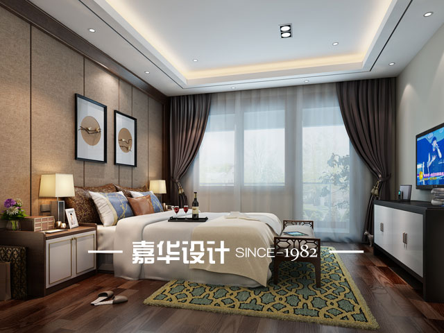 新中式 传统 现代 简约 别墅图片来自广州市嘉华设计工程有限公司在兼收并蓄“圆”融新中式的分享