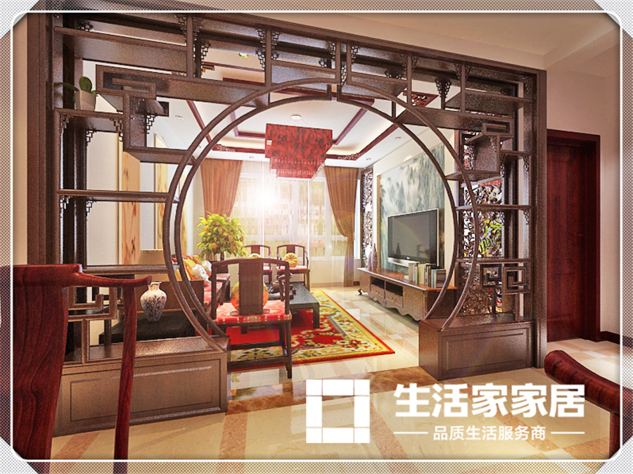 简约 生活家家居 小资 二居 客厅图片来自天津生活家健康整体家装在碧桂园-中式风格的分享