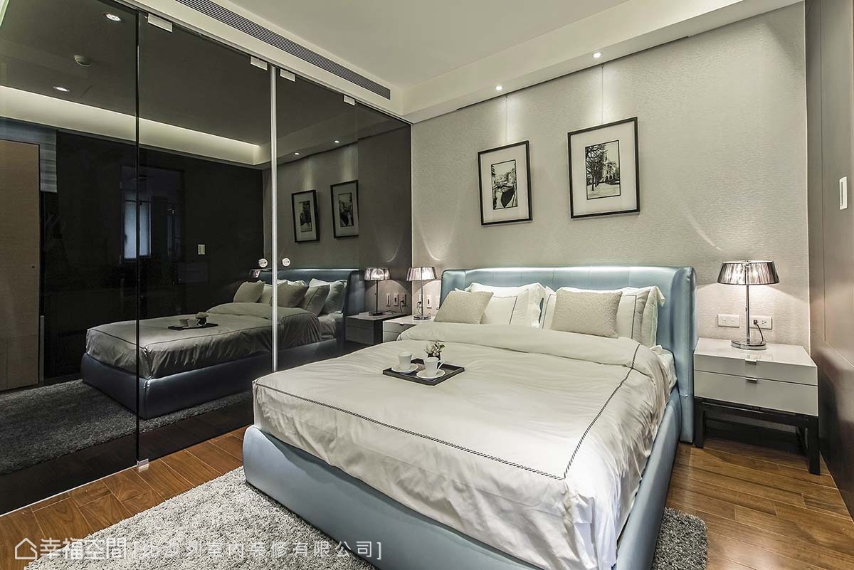 一居 简约 现代 收纳 卧室图片来自幸福空间在质感构筑 现代人文自在居的分享