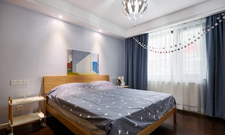 卧室图片来自家装大管家在自然淳朴 144平简约北欧时尚3居的分享