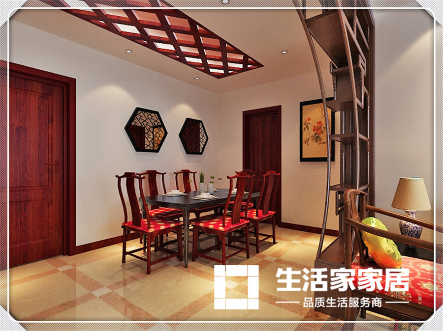 简约 生活家家居 小资 二居 餐厅图片来自天津生活家健康整体家装在碧桂园-中式风格的分享