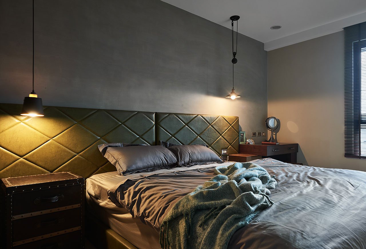 简约 现代 海淀 卧室图片来自别墅设计师杨洋在黑白灰极简中纯色设计的分享