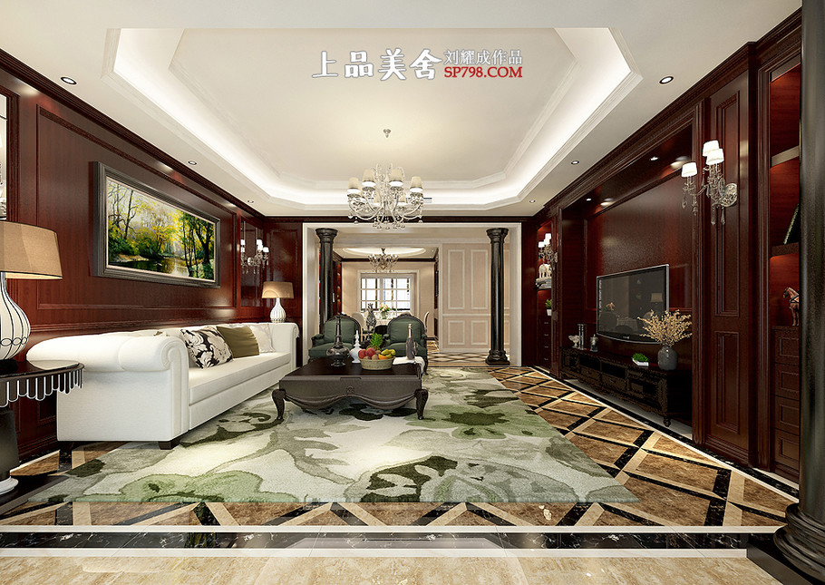欧式 客厅图片来自刘耀成在《尊品世家》上海一品世家的分享