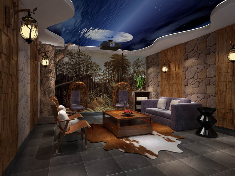 别墅 客厅图片来自尚筑装饰在浅水湾320平米 中式风的分享