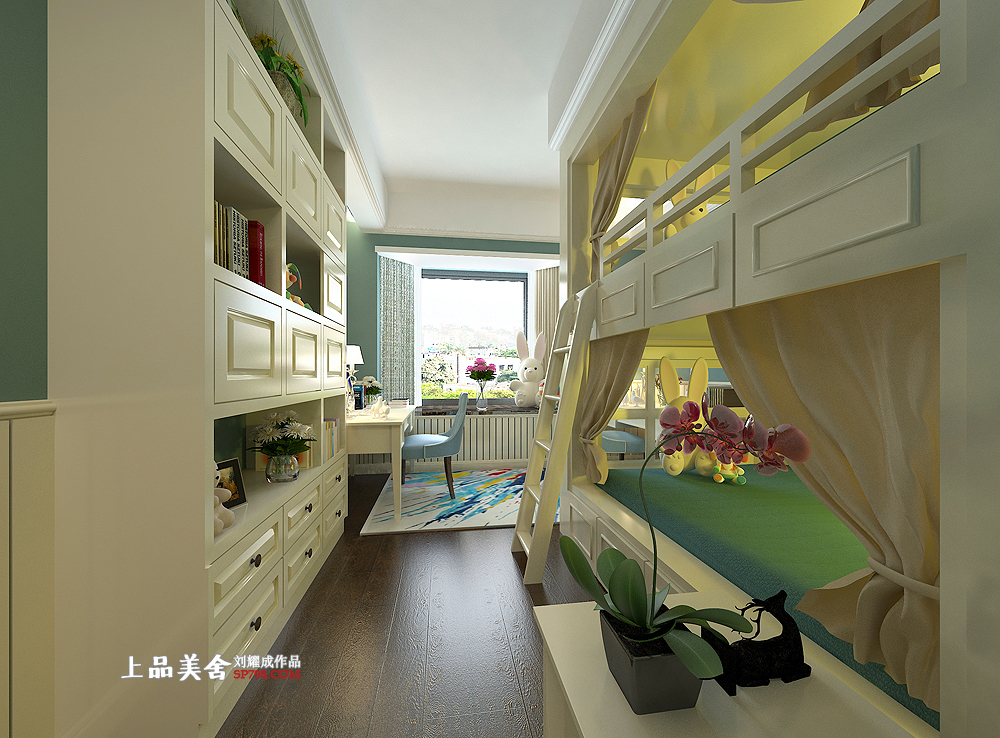 田园 儿童房图片来自刘耀成在《塞纳河畔》成都紫檀轩的分享