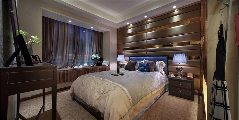 龙发装饰 海河大观 三居 现代 简约 卧室图片来自龙发装饰天津公司在海河大观130平米现代风格的分享