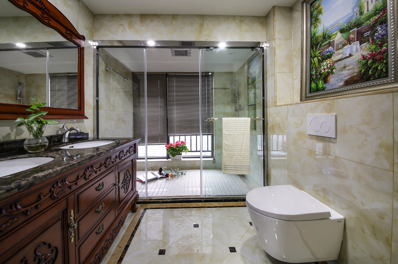 简约 别墅 白领 欧式 卫生间图片来自在深圳南山 珑御府 300平米的分享