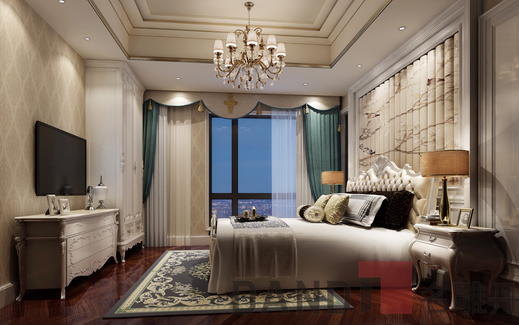 简约 别墅 小资 现代 卧室图片来自在600平米现代香山美墅叠拼别墅的分享