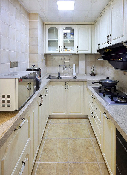 厨房图片来自家装大管家在温暖如春 110平现代田园舒适3居的分享