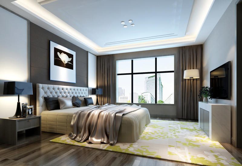 简约 三居 装修 现代 生活 卧室图片来自严金玉在星艺瑞家U品150平经典现代案例的分享