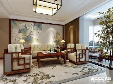 晓港名城175平装修，新中式风格