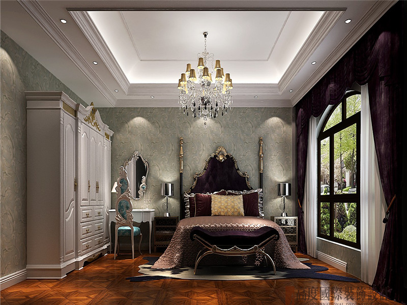 简约 二居 大气 白领 小资 卧室图片来自北京高度国际装饰在鲁能七号院180简约风格的分享