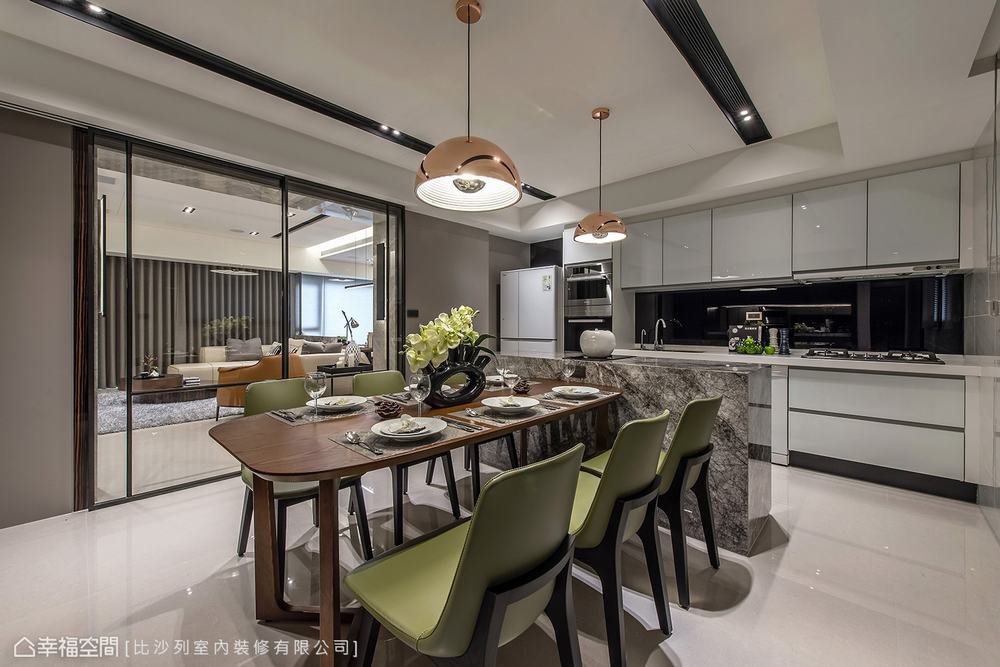 三居 现代 厨房图片来自幸福空间在空间归属感 152平人文自在居所的分享