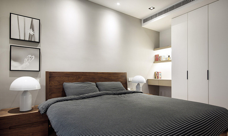 卧室图片来自家装大管家在低奢优雅 160平现代简约舒适3居的分享