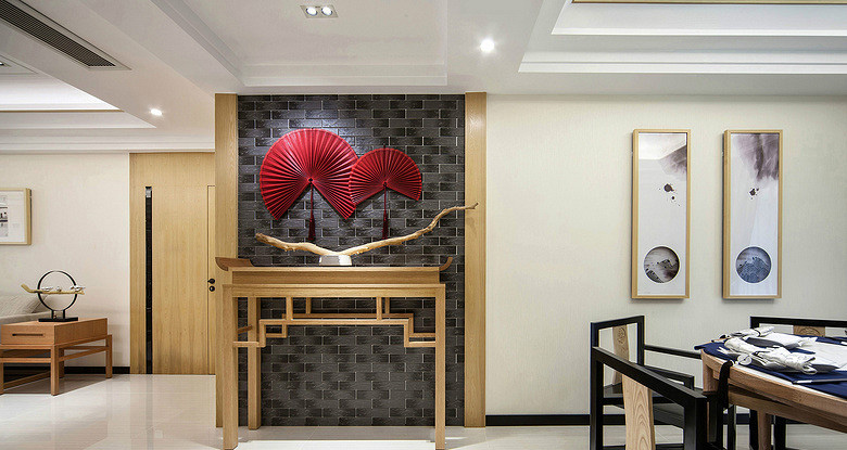 餐厅图片来自家装大管家在淡雅时尚 106平新中式舒适3居室的分享