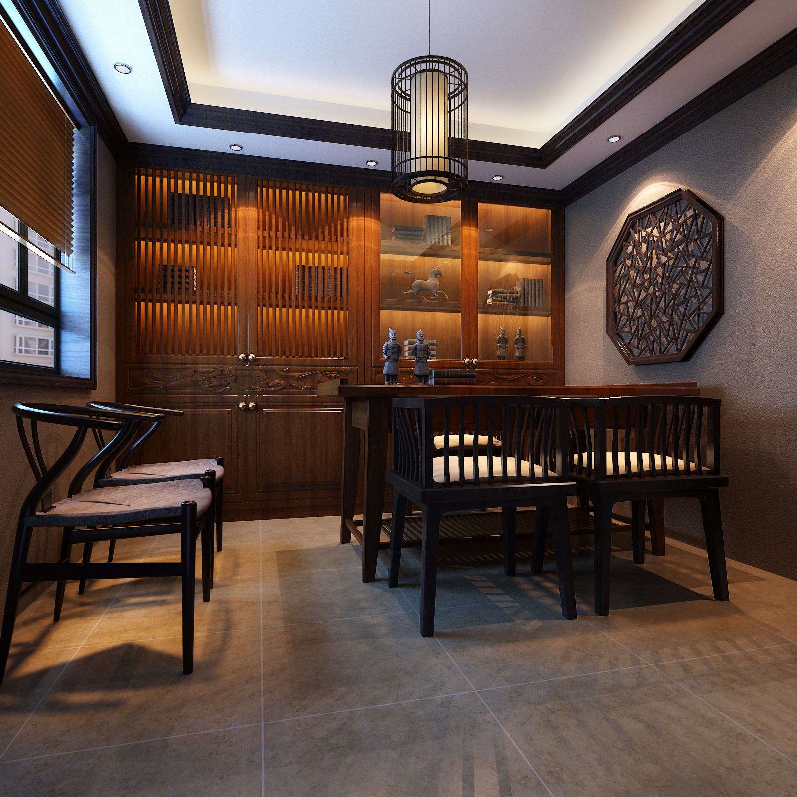 别墅 客厅 卧室 厨房 餐厅图片来自莫大装饰在中式风格的分享