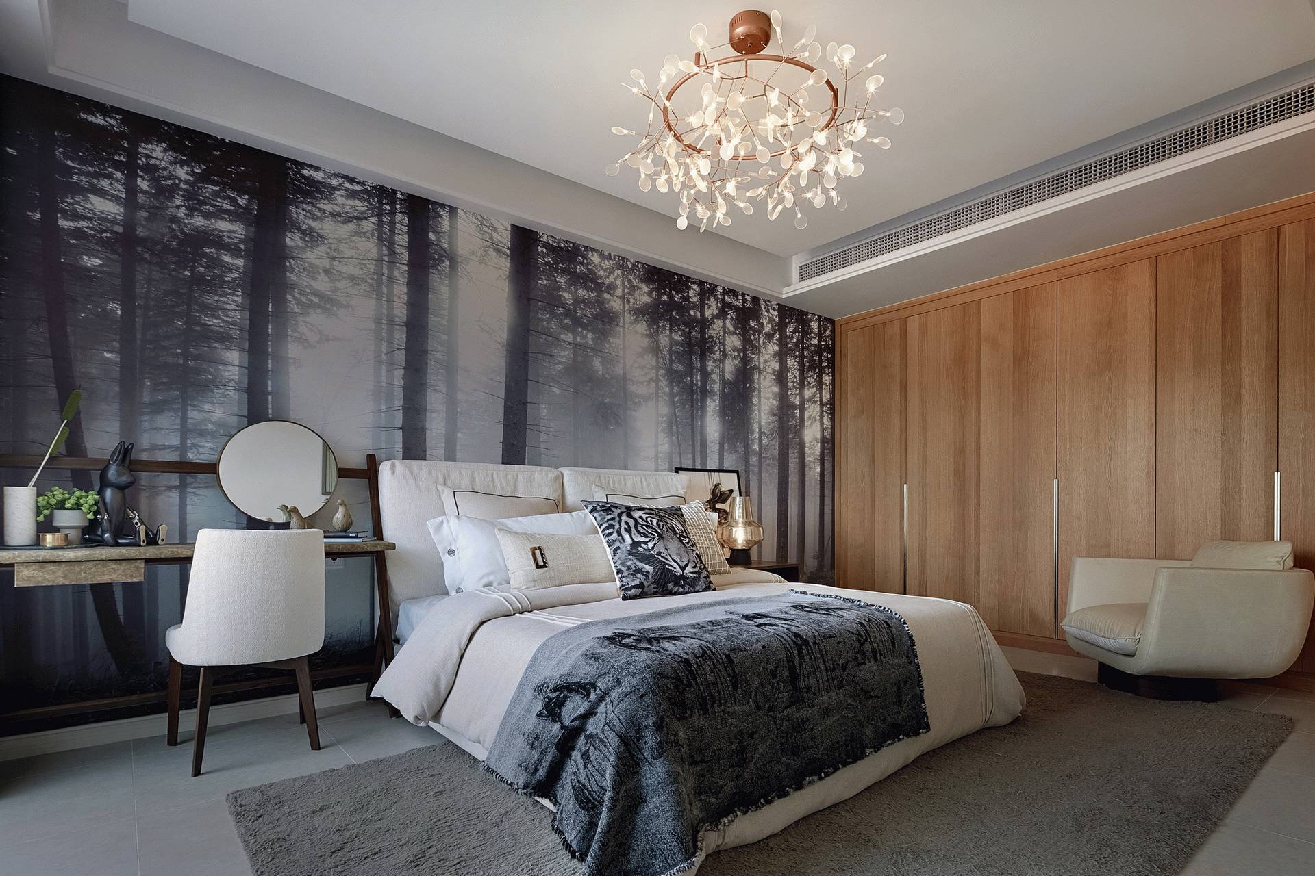 卧室图片来自翼森设计在北欧之家的分享