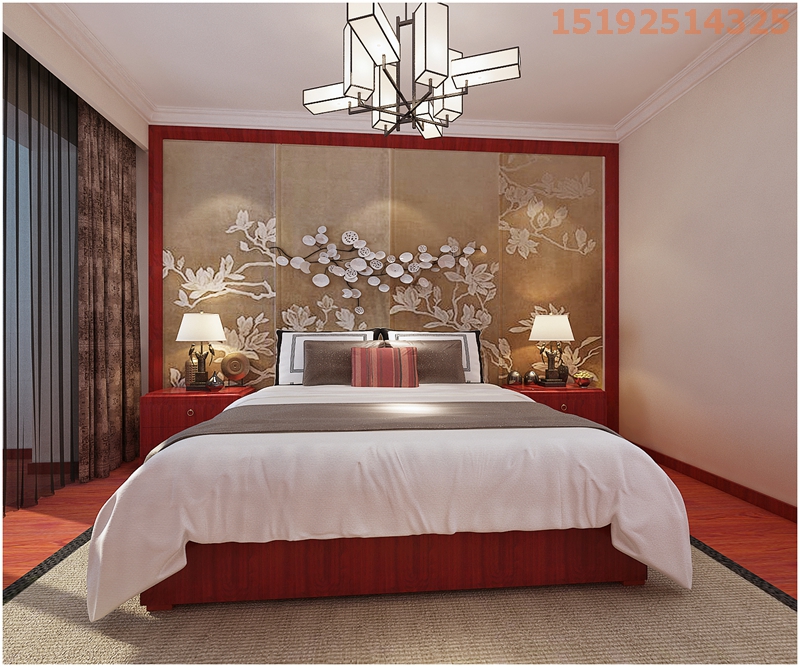 中式 千禧 喜山 实创 白领 卧室图片来自快乐彩在纯中式千禧喜山149平别墅的分享