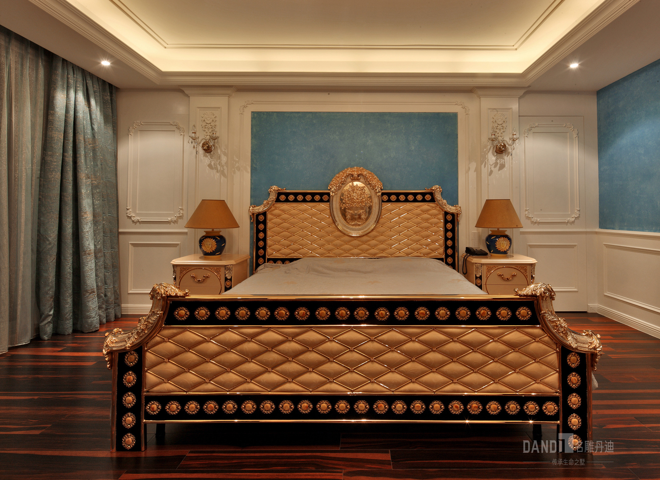 简约 别墅 小资 卧室图片来自名雕丹迪在齐明别墅装修案例的分享