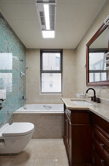 卫生间图片来自家装大管家在温馨+舒适 135平中式混搭3居室的分享