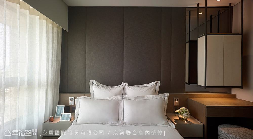 现代 二居 卧室图片来自幸福空间在砌筑幸福暖意 152平退休居宅的分享