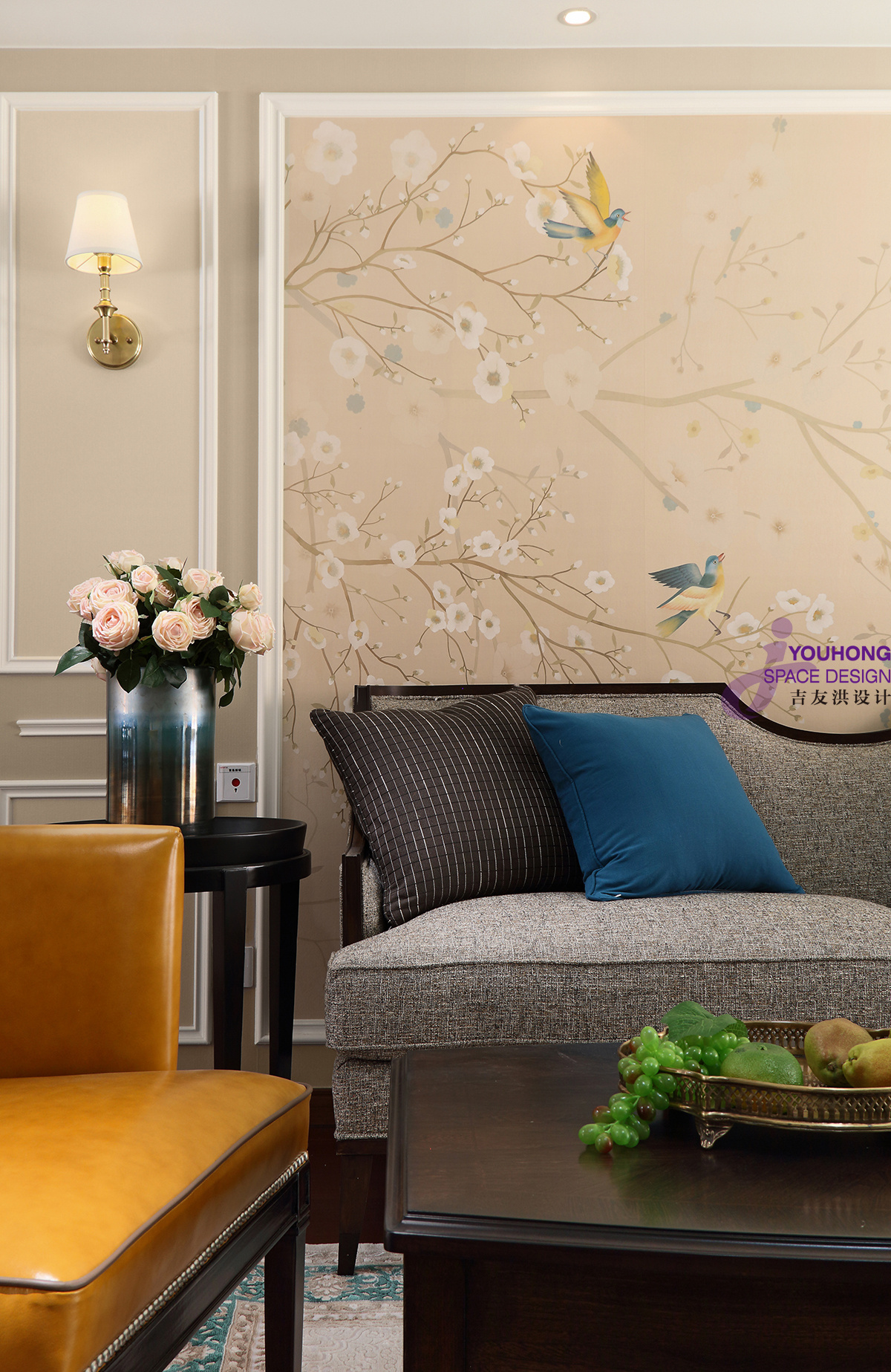 美式 三居 80后 客厅图片来自无锡吉友洪设计工作室在青鸟的分享